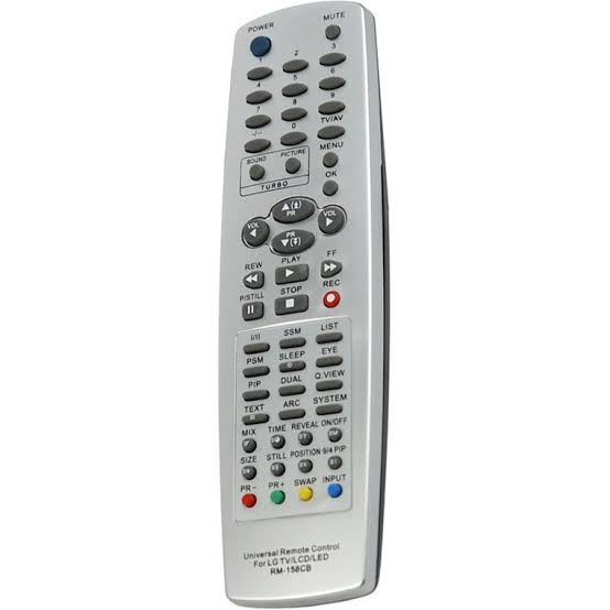 کنترل TV ال جی همه کاره نقره ای کد 50067