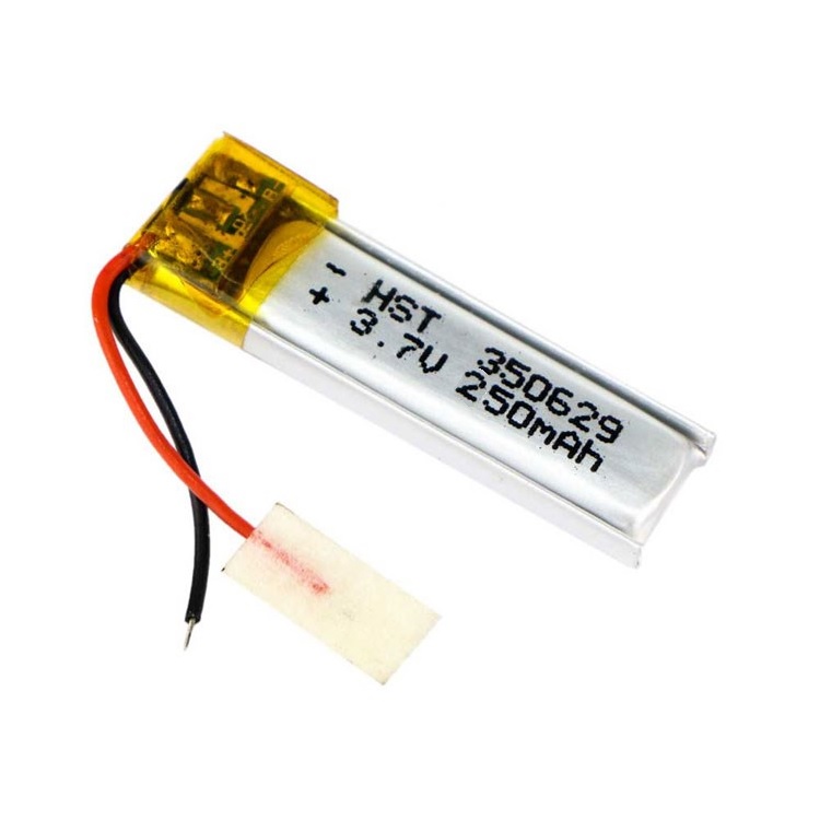 باتری لیتیوم آدامسی3.7V 250MA سایز 350629