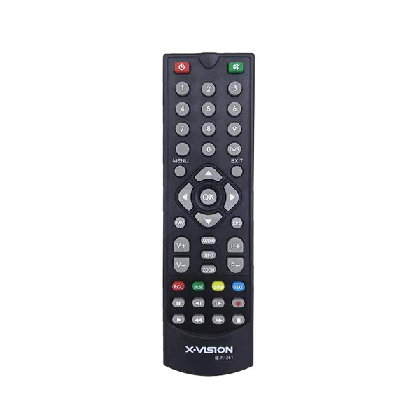 کنترل گیرنده ایکس ویژن مشکی کوتاه کد 5002