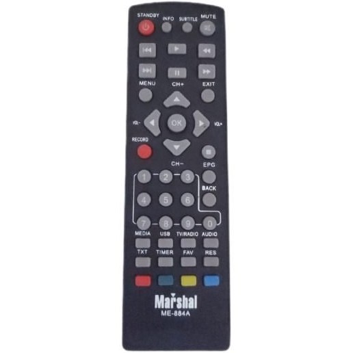کنترل گیرنده مارشال 884 کد 5006