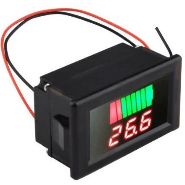 نمایشگر ولتاژ و سطح شارژ باتری مدل J128